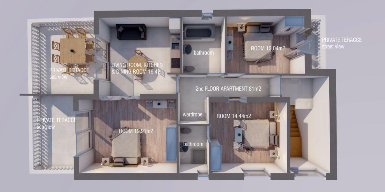 Apartmani Mira Vodice Exteriér fotografie